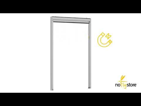 SILVER.09. Zanzariera a rullo verticale con frizione e guide autoregolanti