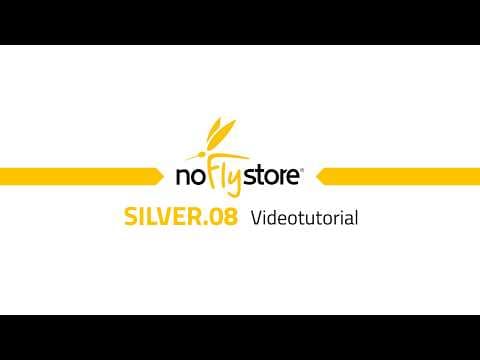SILVER.08. Zanzariera a rullo verticale con spazzolino antivento