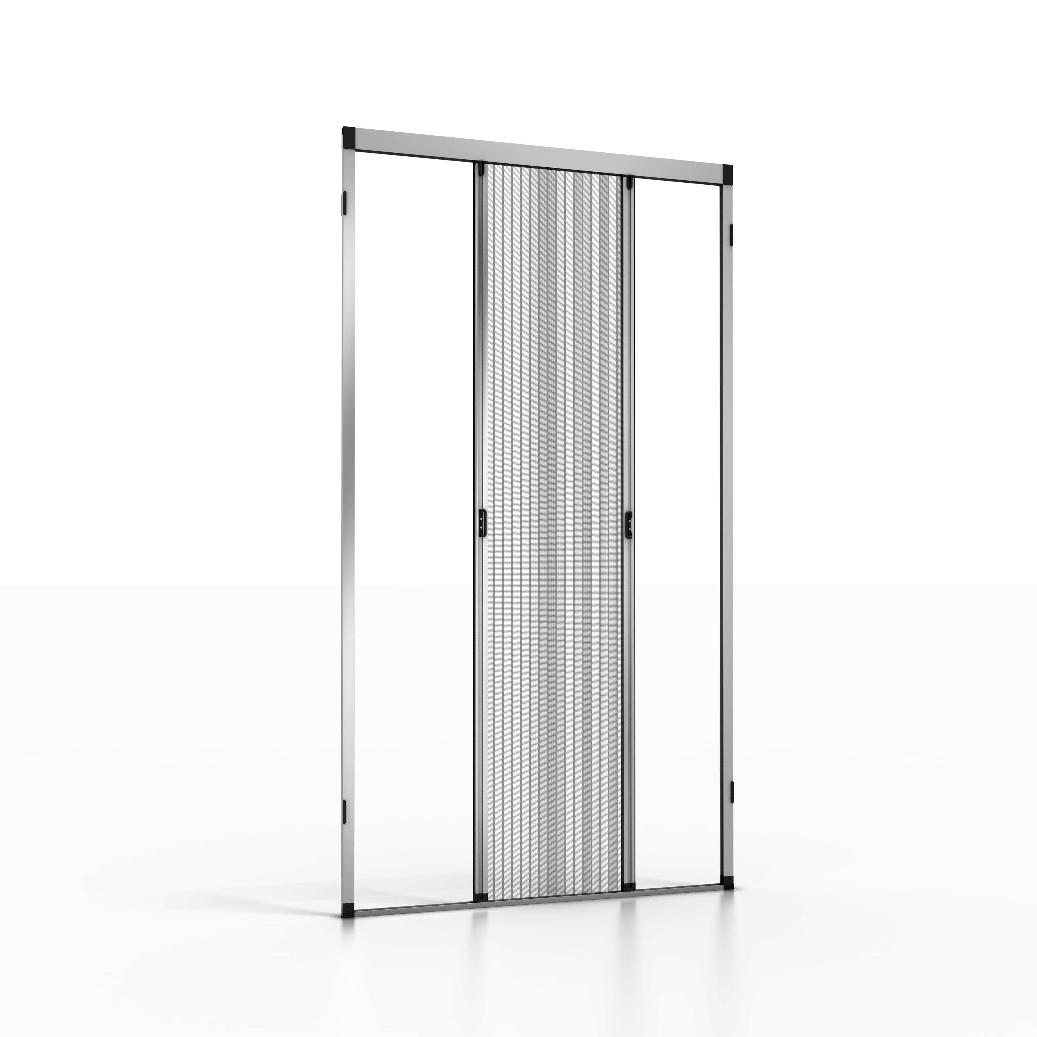 PLATINUM.03. Zanzariera Plissettata per Porte apribile da 2 lati