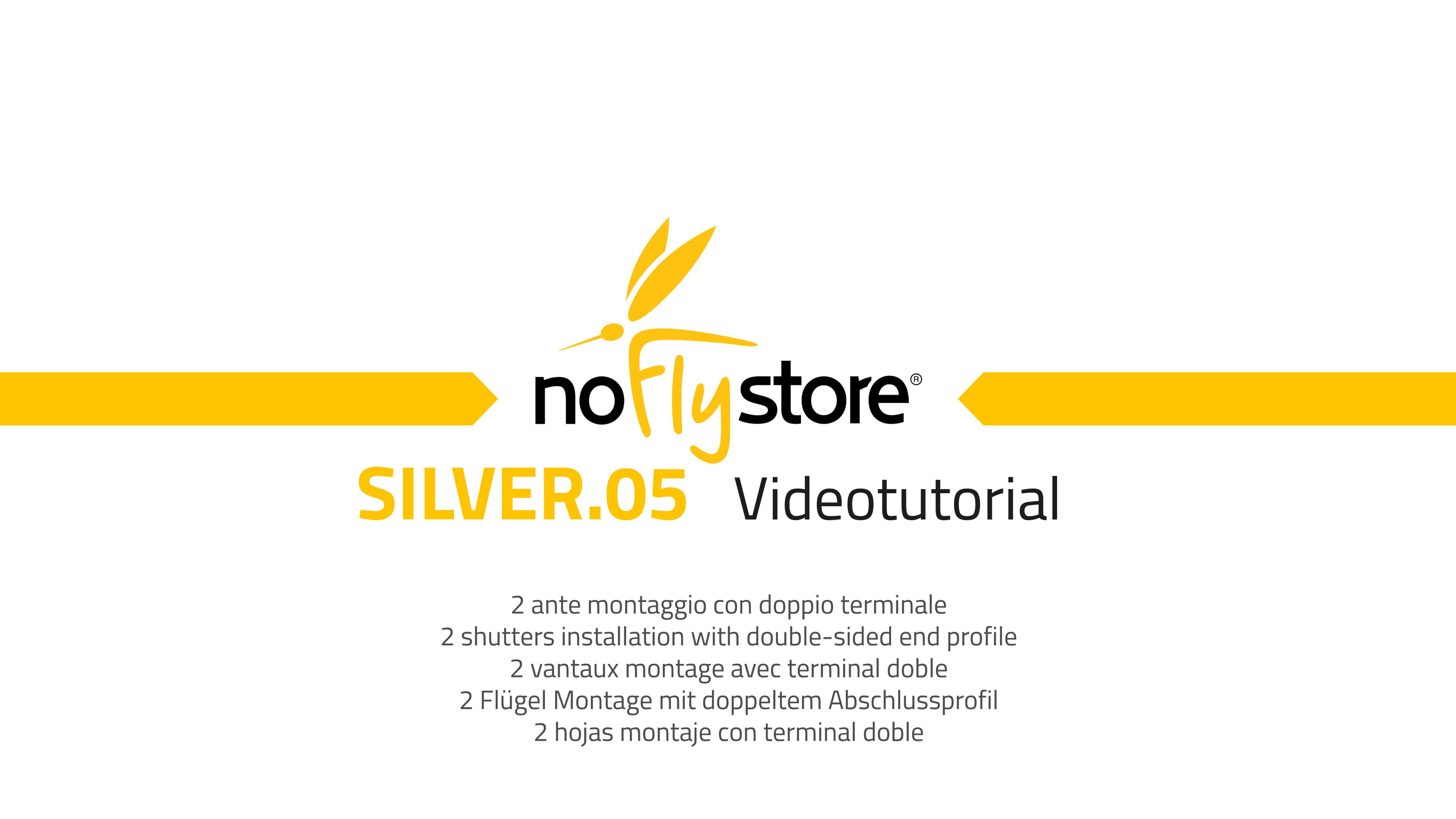 SILVER.05. Zanzariera a Rullo per Porte e Portefinestre